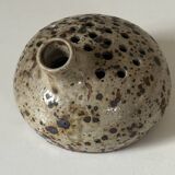Vintage pyrite stoneware ceramic vase design from the 60s