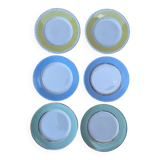 Vintage mismatched plates