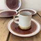 Set of 15 cm ceramic bread plates