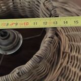 Rattan wicker lampshade