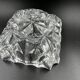 Square crystal ashtray