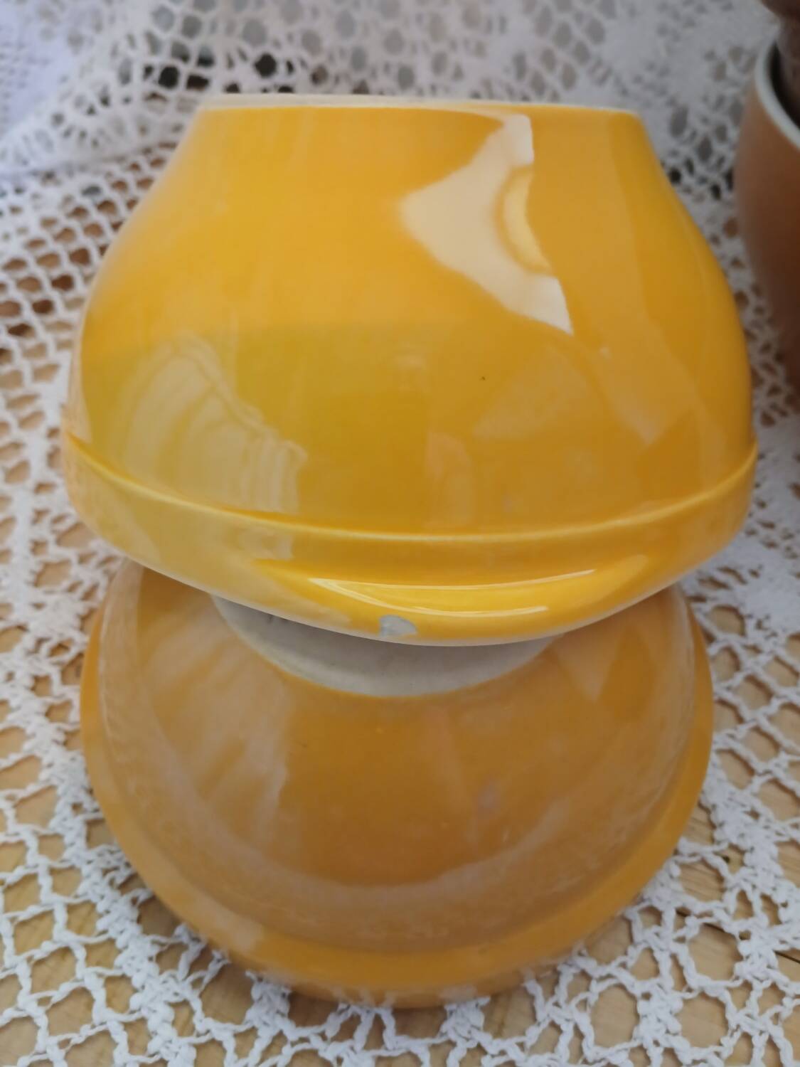 7 antique Émile Henry bowls