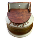 Large salt box in stoneware