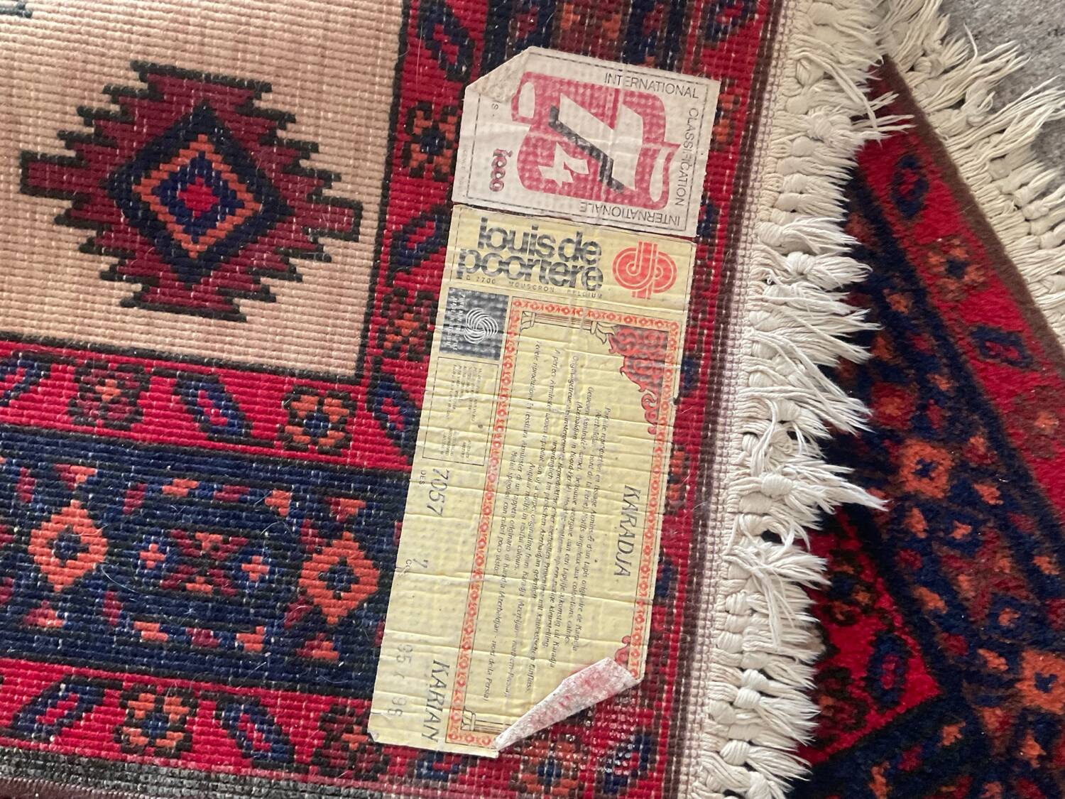 Karadja Louis de Poortere Vintage Rug Duo