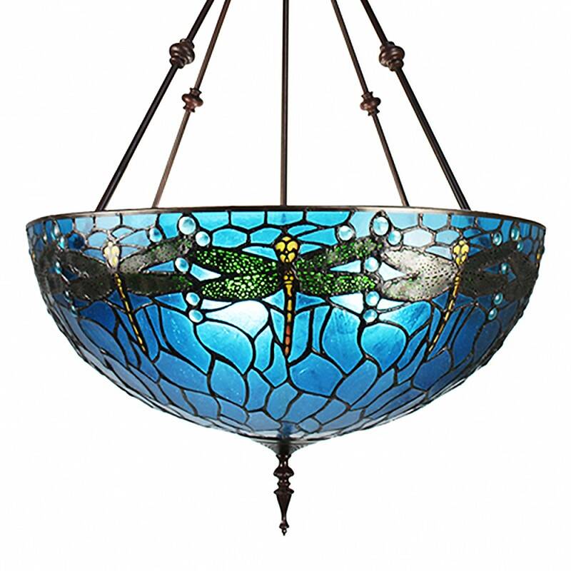 Large Tiffany pendant lamp Libelle