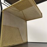 Perforated metal serving trolley style Mathieu Matégot