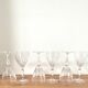 Service of 6 crystal glasses