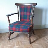 Tartan armchair