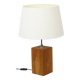 Rural Lamp Solid Wood Adjustable Table Lamp