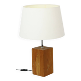 Rural Lamp Solid Wood Adjustable Table Lamp