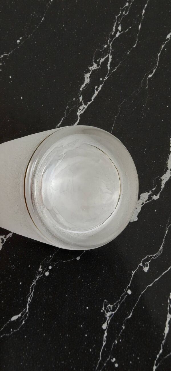 6 verres a eau / orangeade verre givré