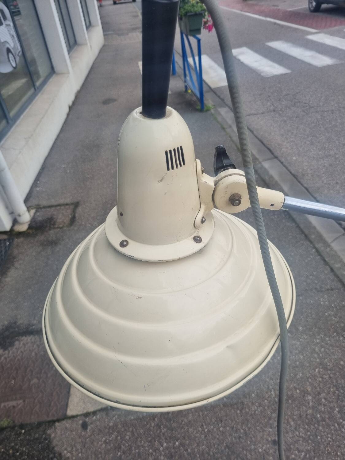Rare antique medical lamp by Paul Rimé.