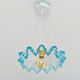 Suspension vintage bleue