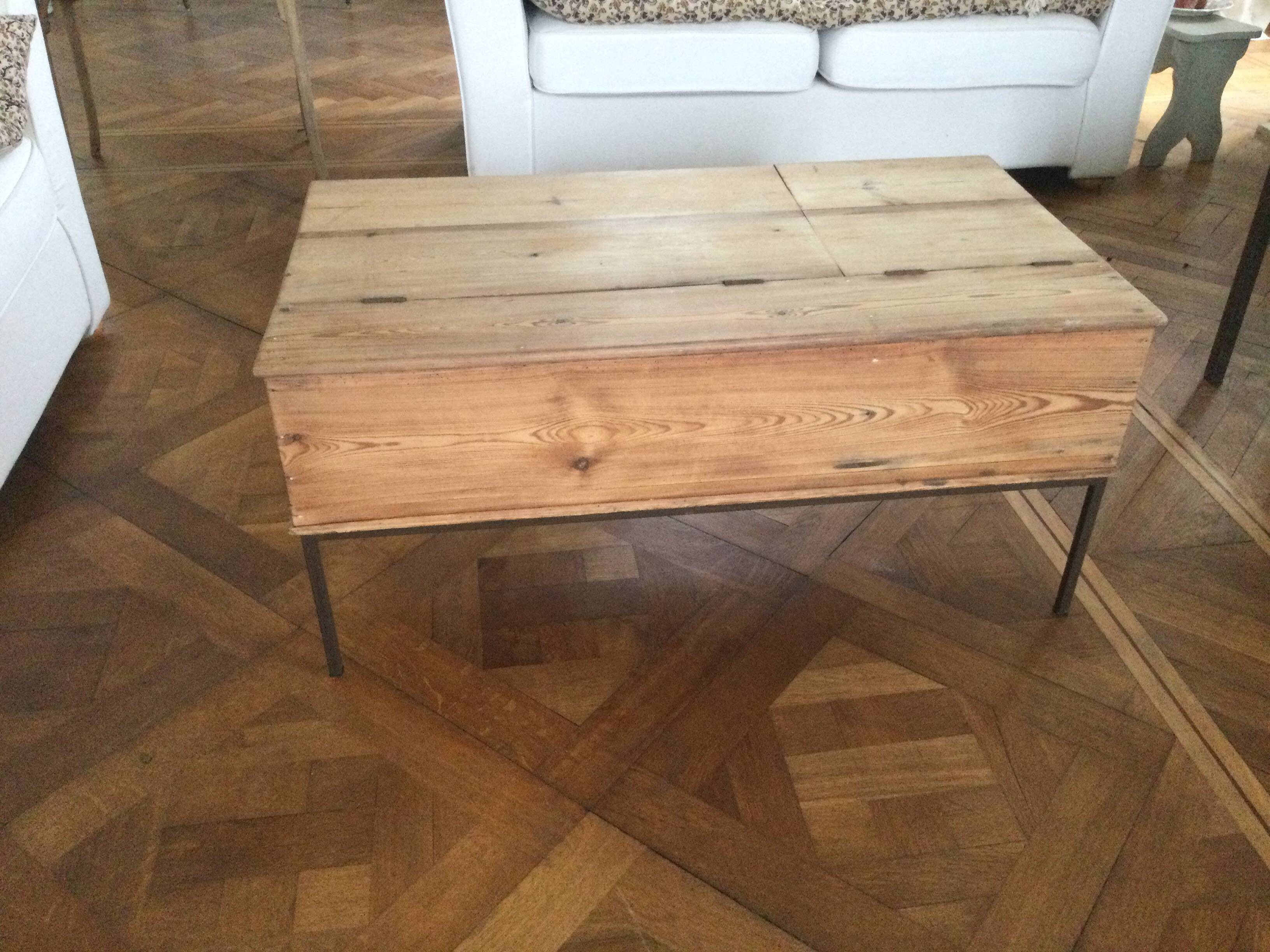 Old pine coffee table