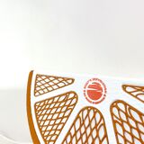 Orange quarter table lamp Seletti and Sanpellegrino