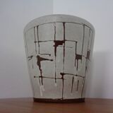 Large lava ceramic cachepot, 1970s