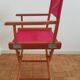 Vintage director's folding chair.