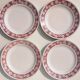 Antique dessert plates x4