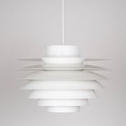 Lampe suspendue vintage danoise Verona par Svend Middelboe, Lyfa, 1962