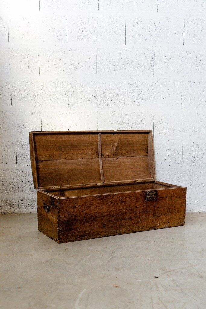 Trunk, dark wood trunk