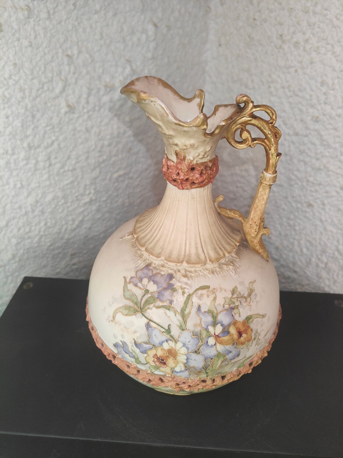 Handle biscuit pitcher by Alfred Stellmacher Austrian Work