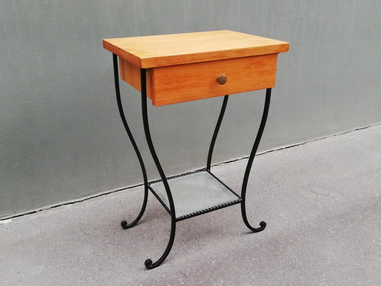 Vintage 70s bedside