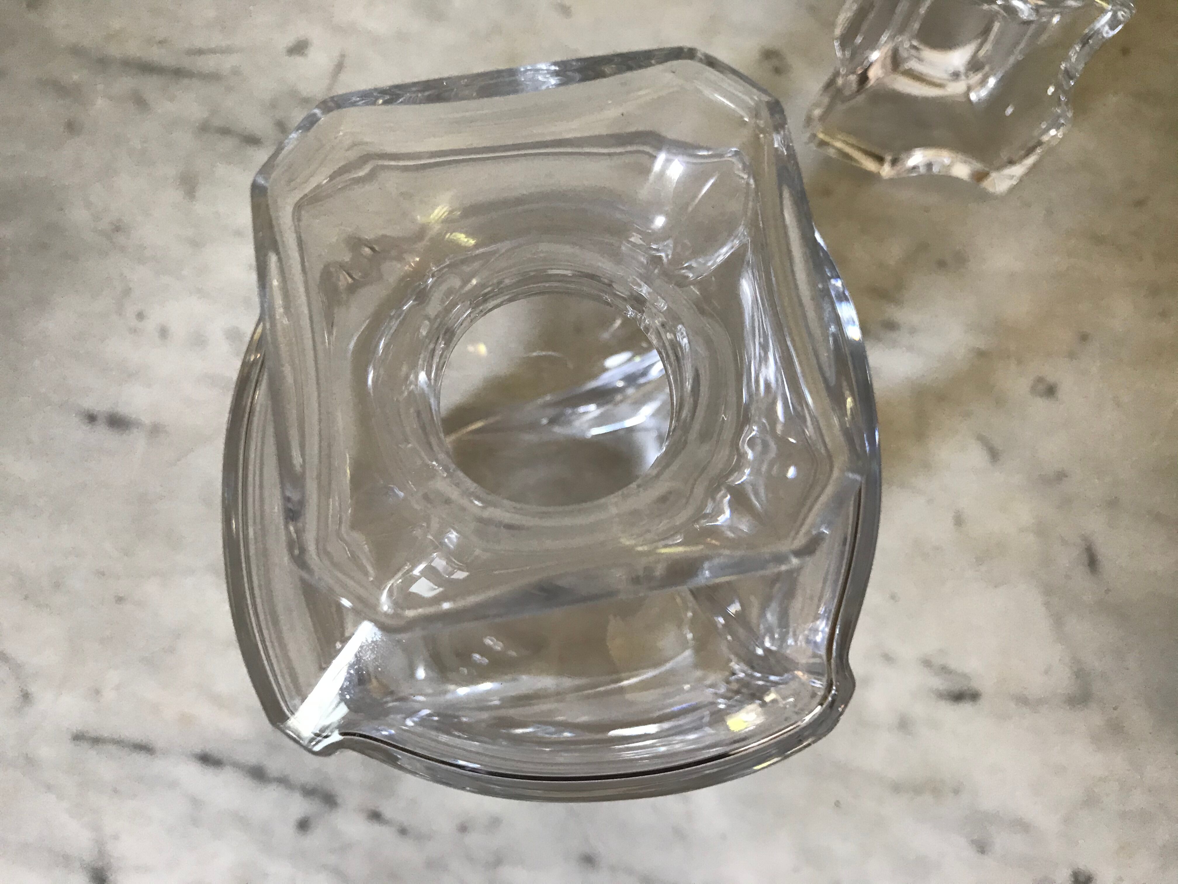 Crystal whisky carafe
