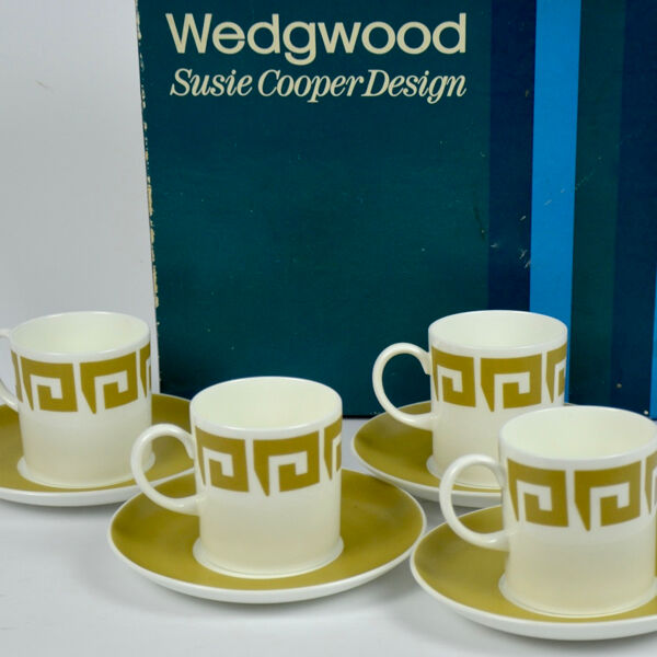 Service à café anglais par Susie Cooper Wedgwood années 60