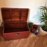 Old wooden storage chest of Chinese origin