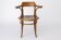 Fauteuil vintage café en bois courbé ca. 1950