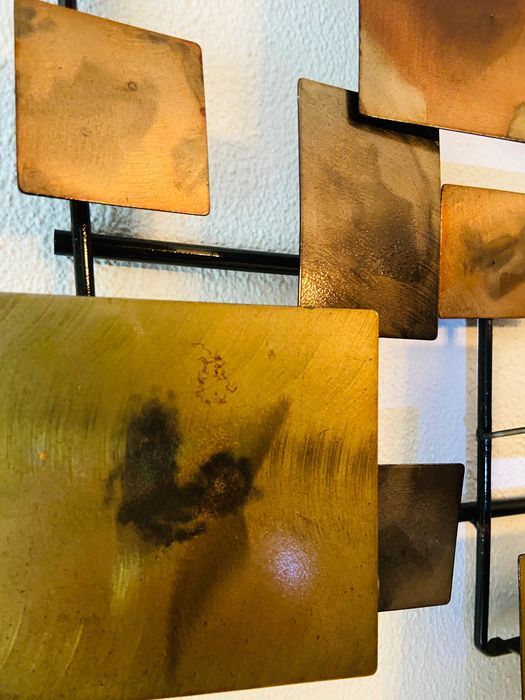 Brutalist wall art / bed head piece