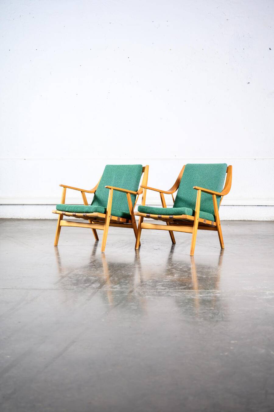 Vintage fan back armchair