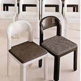 Chair was designed by Luigi Massoni and Dino Pelizza for Guzzini