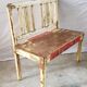 Old bench in teak