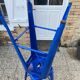 Genuine tolix h75 industrial metal bar stool, stackable, blue.