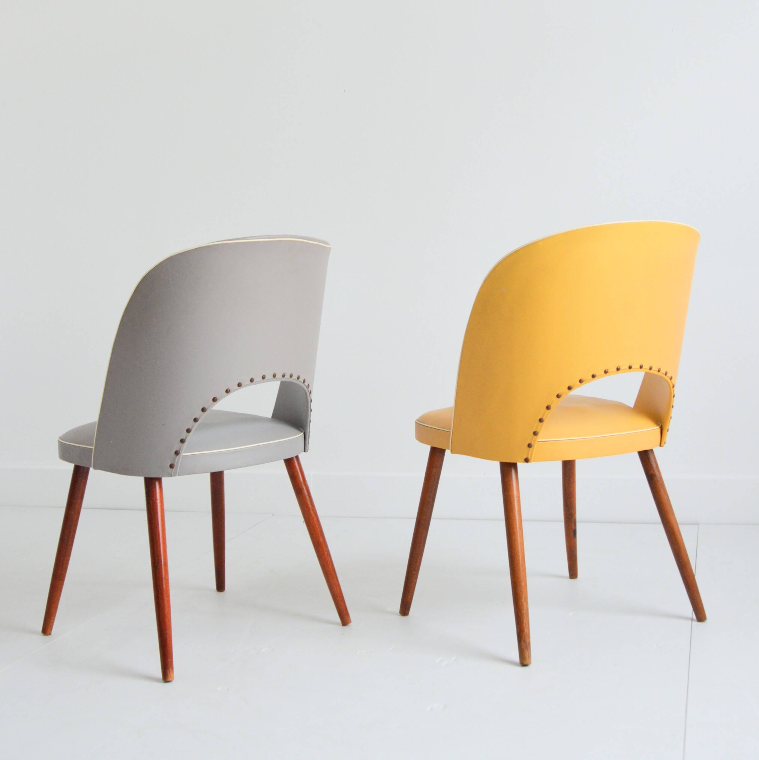 Paire de chaises cocktail Allemagne vintage 1950s