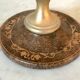 Vintage leather and brass lamp the Tanner