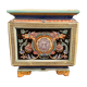 Sarreguemines, pot cache, gardener in earthenware XIXth
