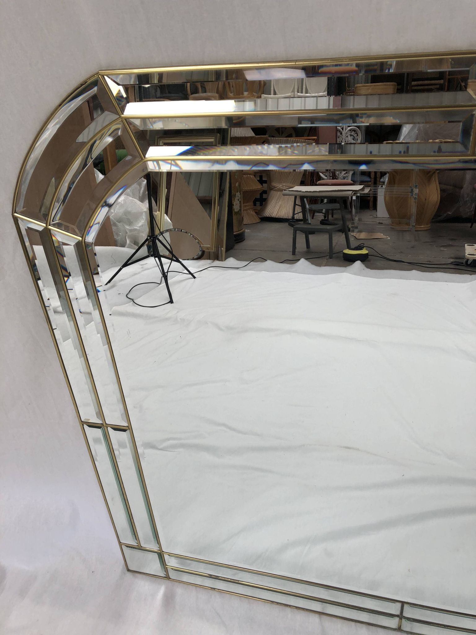 Mid-century Italian mirror by Toscoquattro