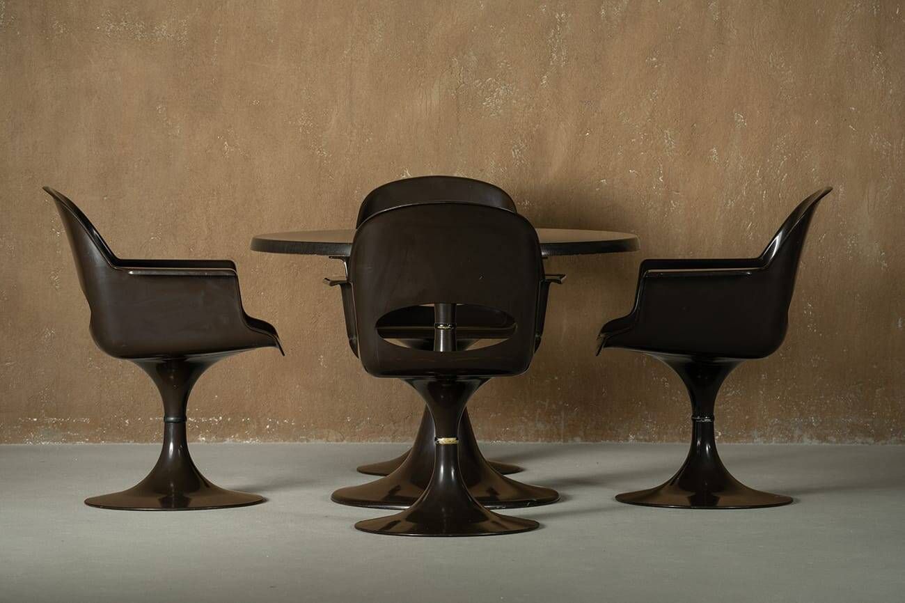 Space Age dining set by Kurz, Germany 1970s