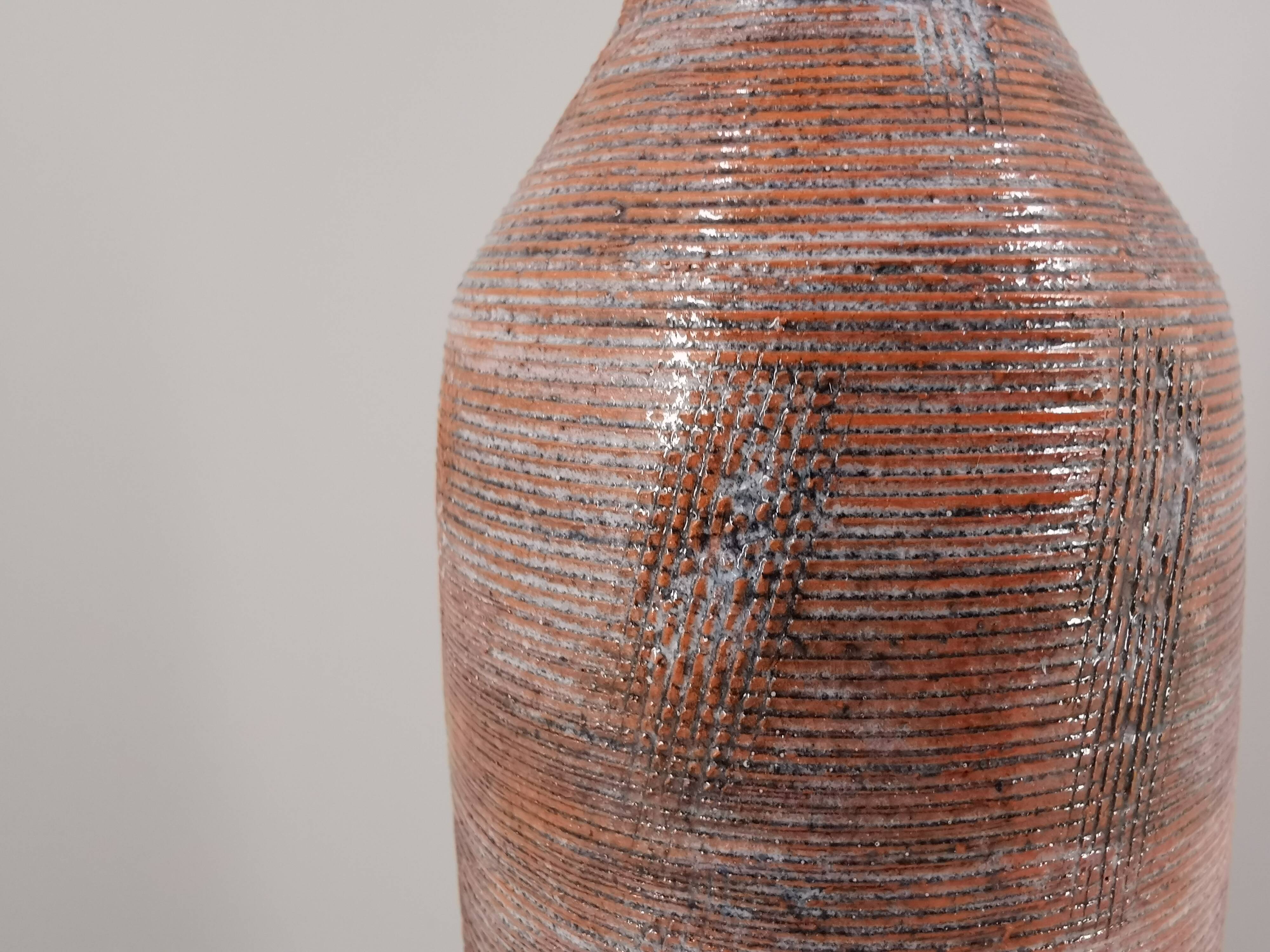 Signed decorative bottle 70