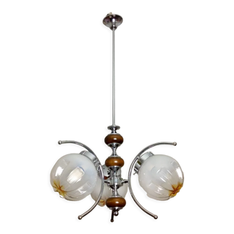 Mazzega pendant lamp in Murano glass