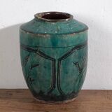 Ancient Chinese vase with octagonal frame (circa 1820) #19