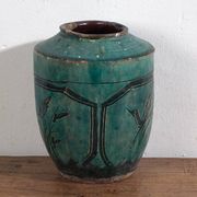 Vase chinois ancien à cadre octogonal (vers 1820) #19