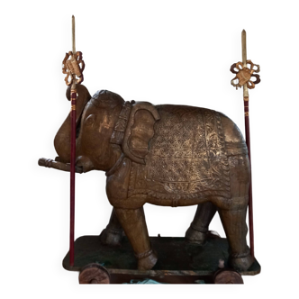 Burmese elephant statue