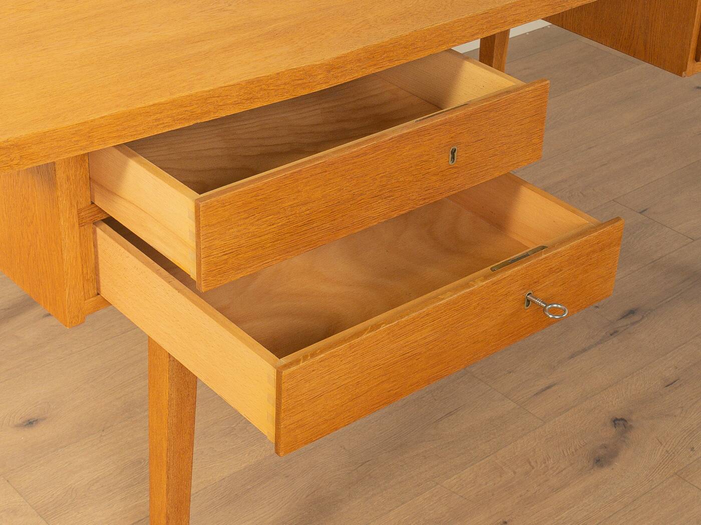 Detailed freestanding desk from the 1950s