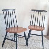 Pair of Scandinavian chairs model Fanett by Tapiovaara