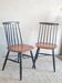 Pair of Scandinavian chairs model Fanett by Tapiovaara