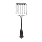 Asparagus serving shovel, silver metal