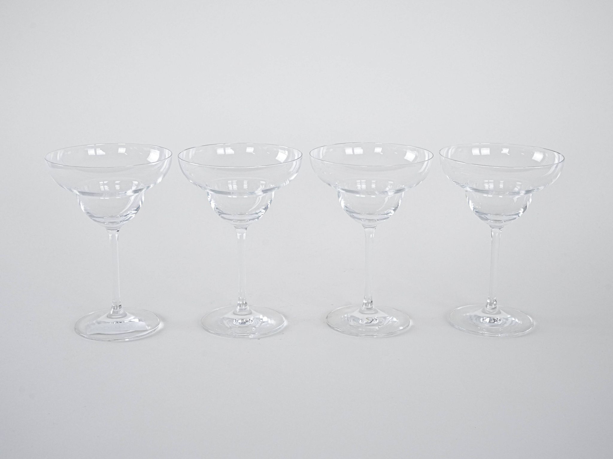 Set of margarita glasses, Danish design, 1970s, manufactured in Denmark